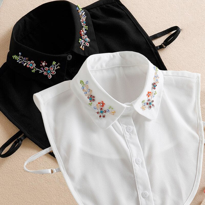 Women's Detachable Polyester Tie-style Faux Collars
