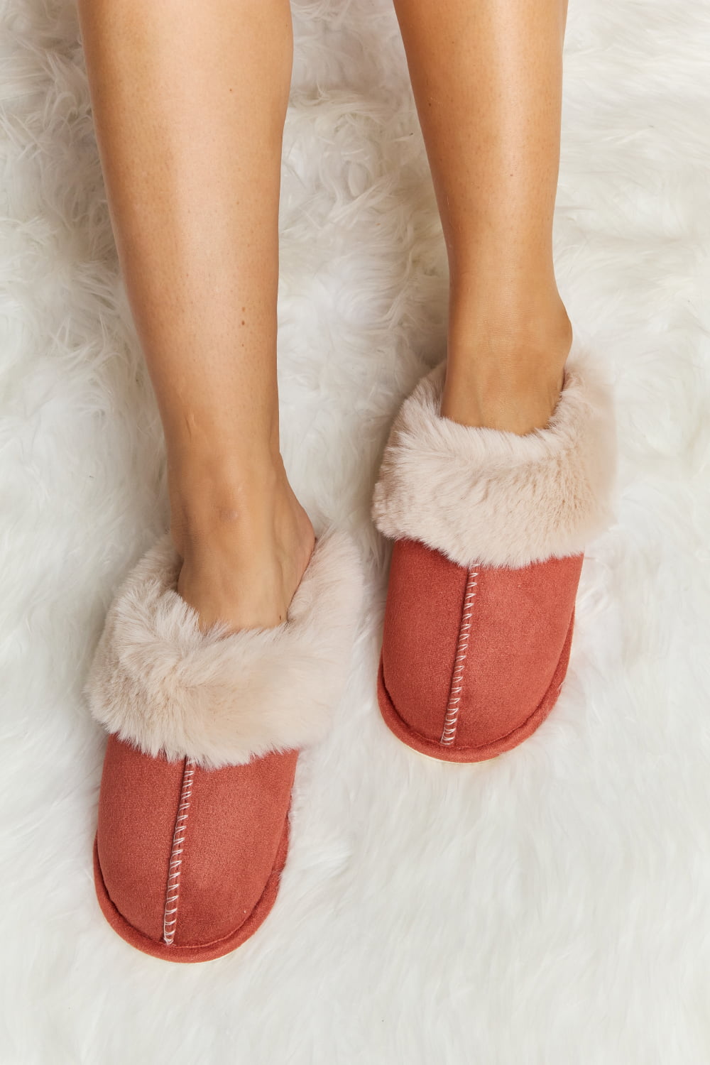 Indoor Melody Cozy Fluffy Slipper Sliders for Winter