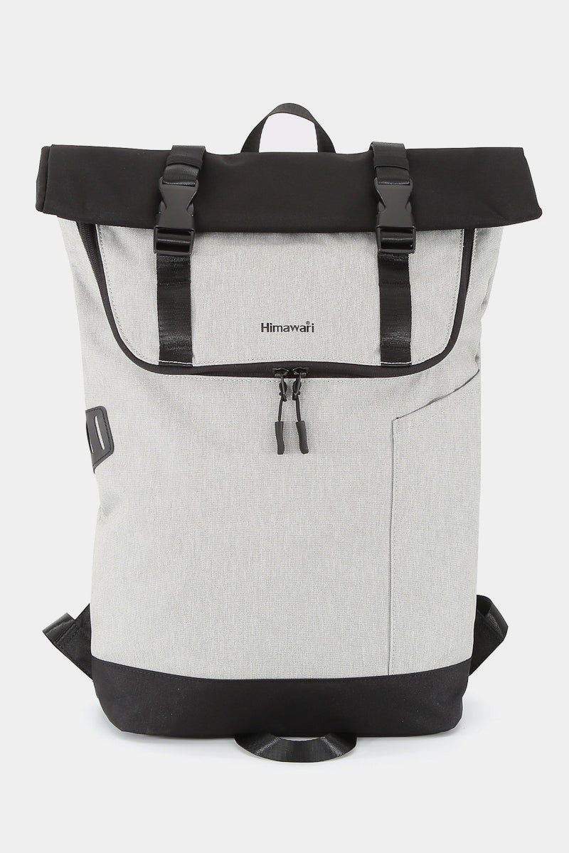 Stylish Himawari Waterproof Canvas Backpack with Contrasting Colors