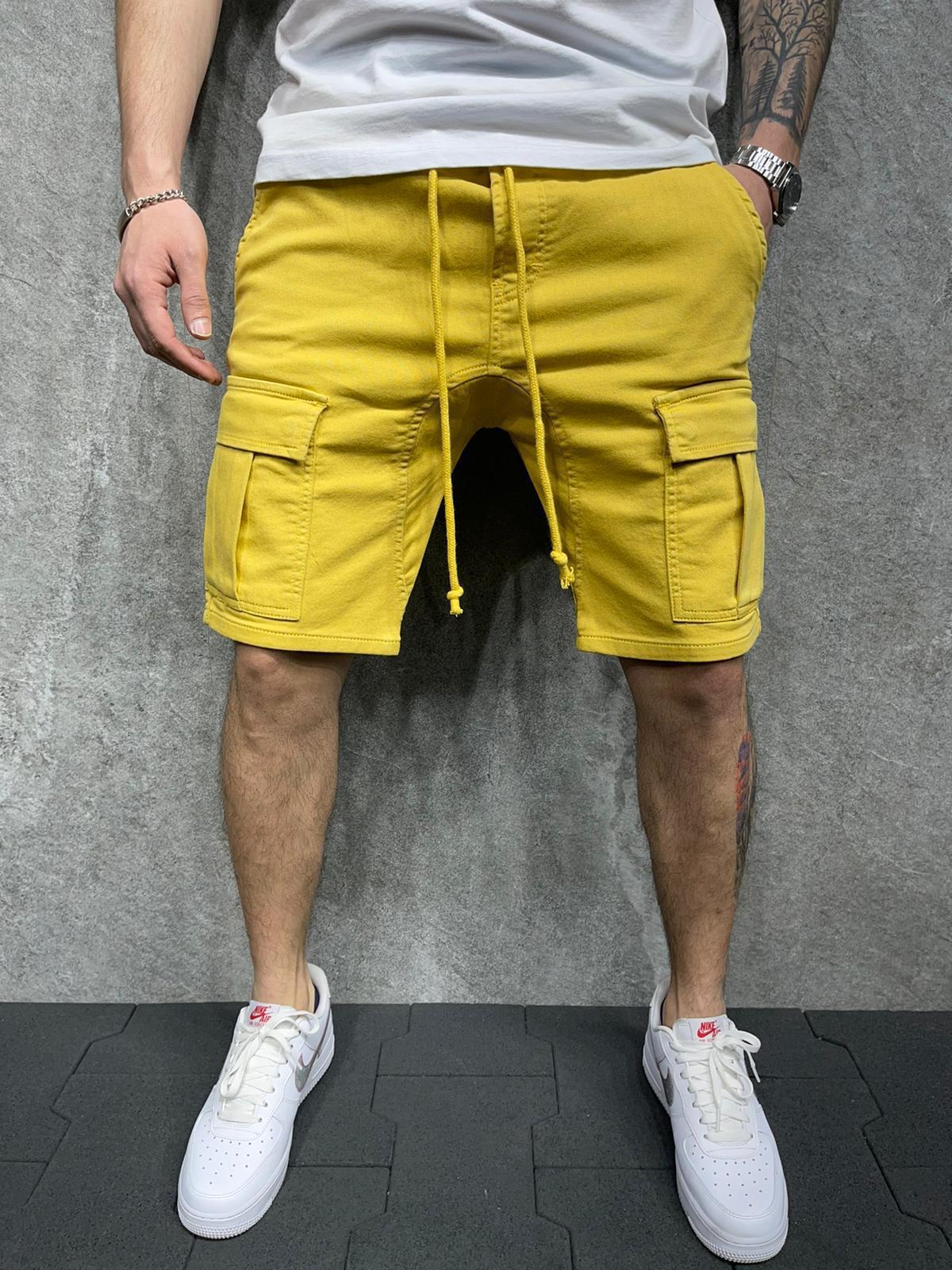 Men's Trendy Casual Hip - Hop Inspired Skater Shorts for Everyday Wear