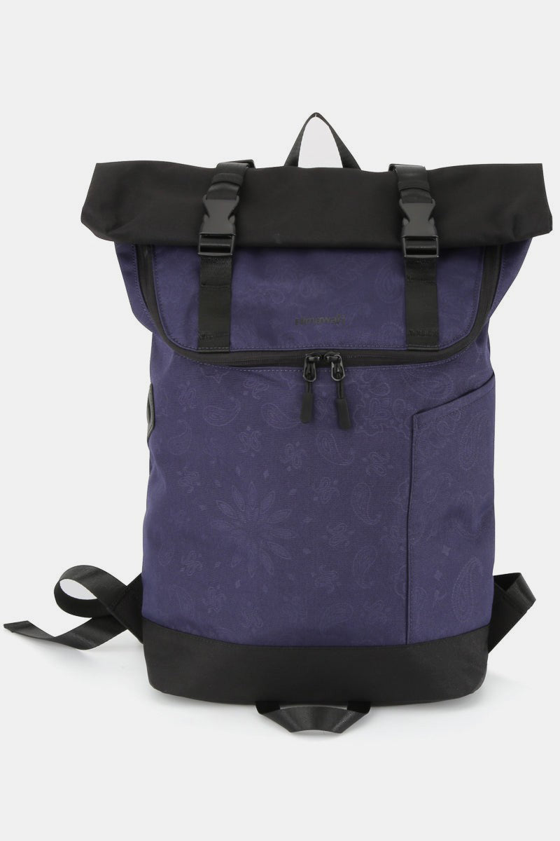 Stylish Himawari Waterproof Canvas Backpack with Contrasting Colors