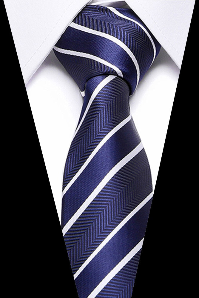 KissLuck Men's 100% Silk Classic Plaid Neckties in Multiple Colors