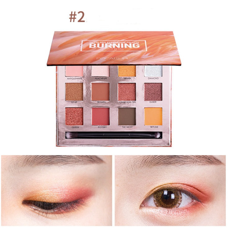 Focallure Glamorous 12 - Color Shining Eyeshadow Palette for Stunning Makeup
