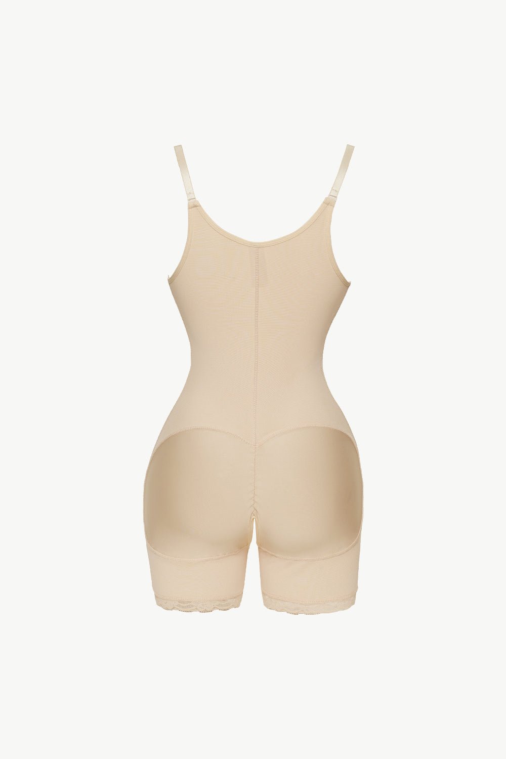 Full-Size Women's Under-Bust Shaping Bodysuit with Side Zipper