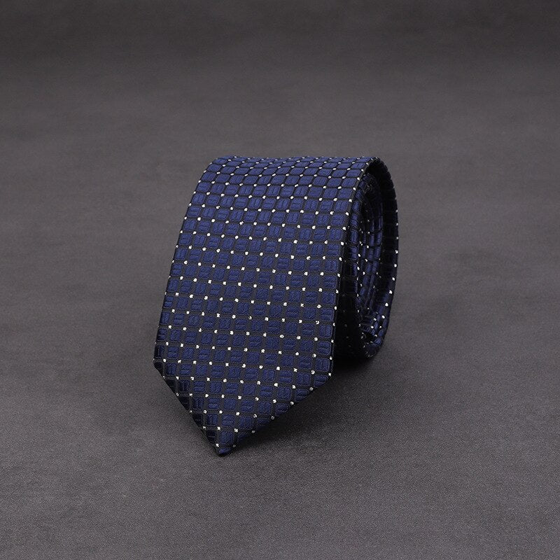 Adult Men's 7cm Paisley Pattern Silk-Polyester Formal Necktie