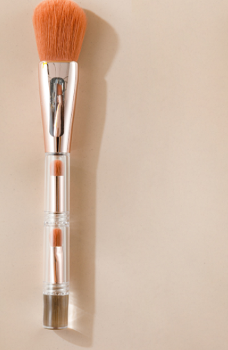 All - in - One Three - Function Makeup Brush Set for Powder, Paint, and Foundation Application