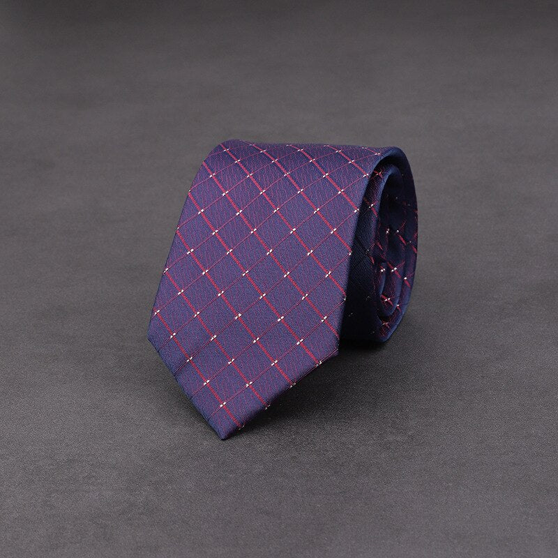 Adult Men's 7cm Paisley Pattern Silk-Polyester Formal Necktie