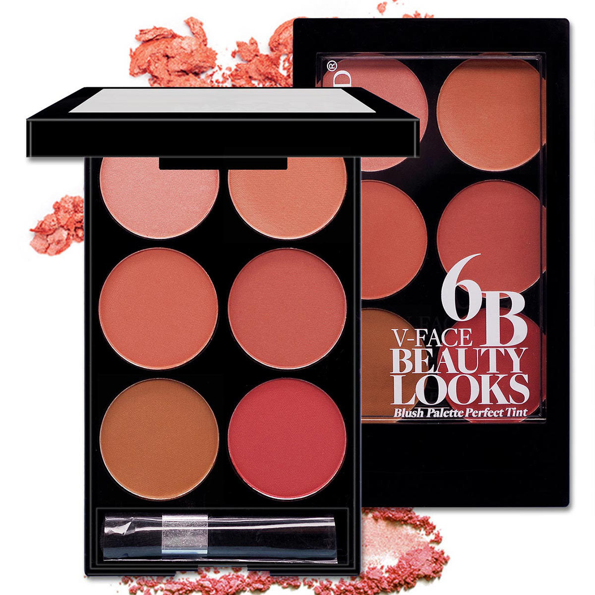 Domestic Multi - color Makeup Boutique: Six - color Blush for Makeup Repair
