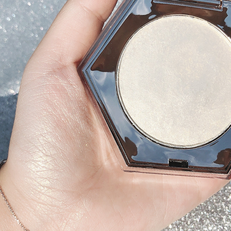 Empty Hexagonal Blush Box with a Sleeveable Shell