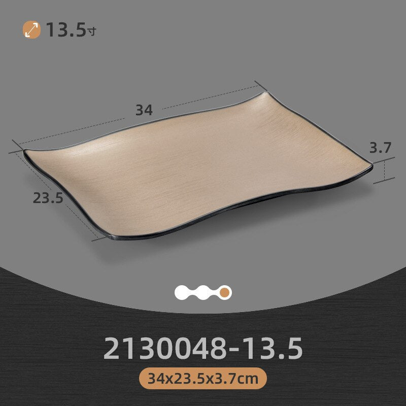 Eco-Friendly Korean Melamine Dinnerware and Flatware Set for Western-style Kitchen