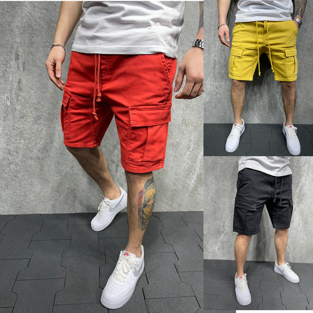 Men's Trendy Casual Hip - Hop Inspired Skater Shorts for Everyday Wear