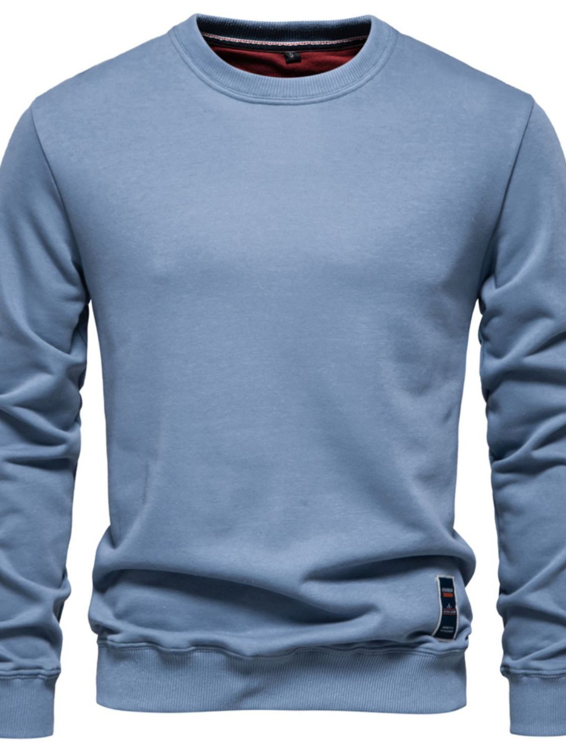 Men's Classic Round Neck Long Sleeve Comfortable Sweatshirt for Everyday Wear