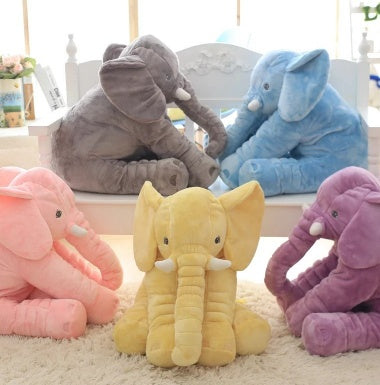 Soft Elephant Doll Pillow for Baby's Comfortable Sleep
