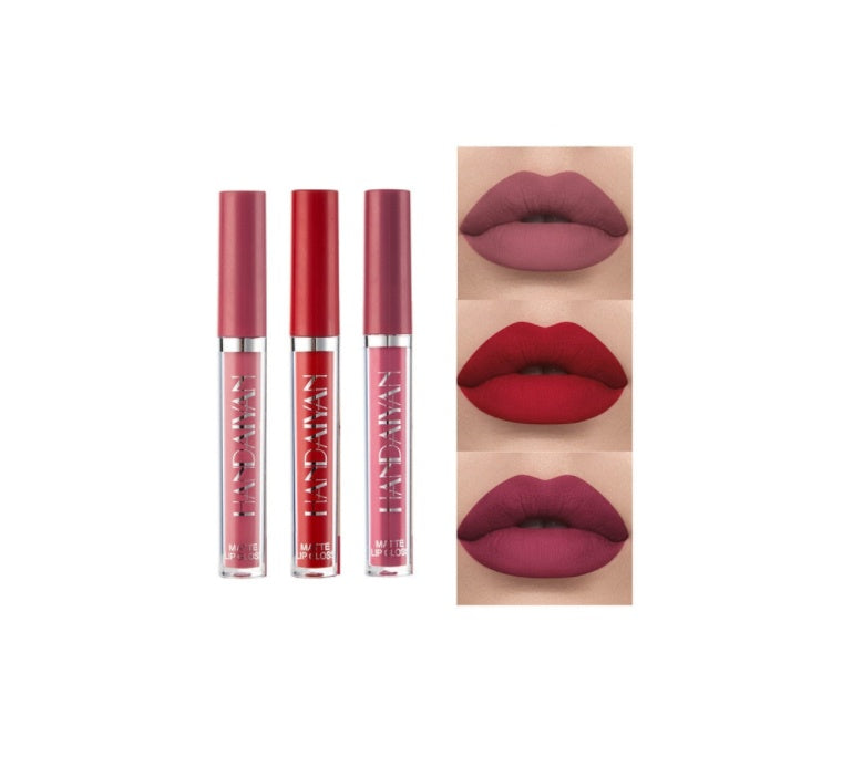 Matte Liquid Non - fading Non - stick Cup - shaped Lip Gloss, a Type of Liquid Lipstick