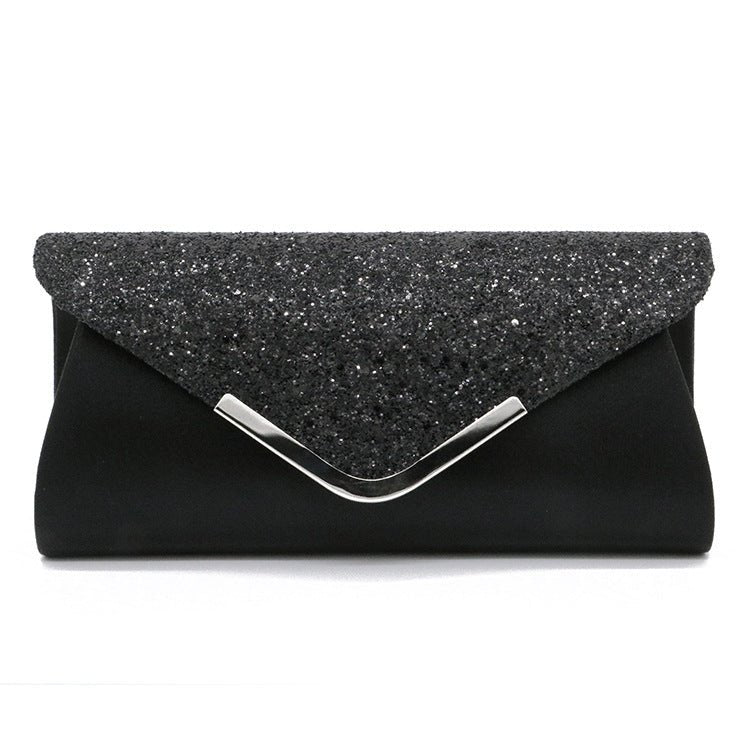 Gorgeous Fashionable PU Leather Glittering Envelope-style Makeup Storage Bag
