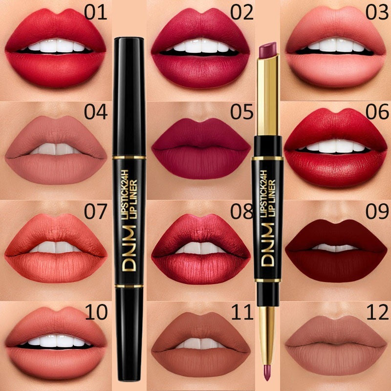 Non-stick Double-ended Lipstick for Stunning Lips
