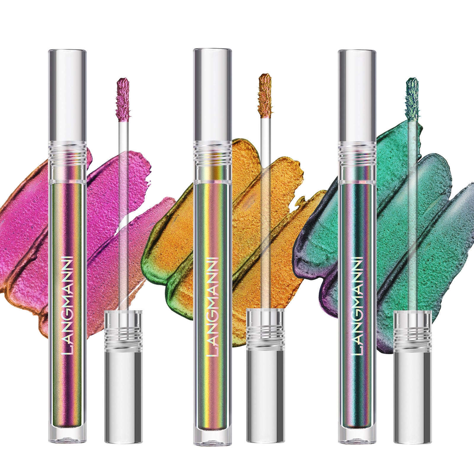Optical Chameleon Pearlescent Liquid Eyeshadow in Trendy Fit Colors