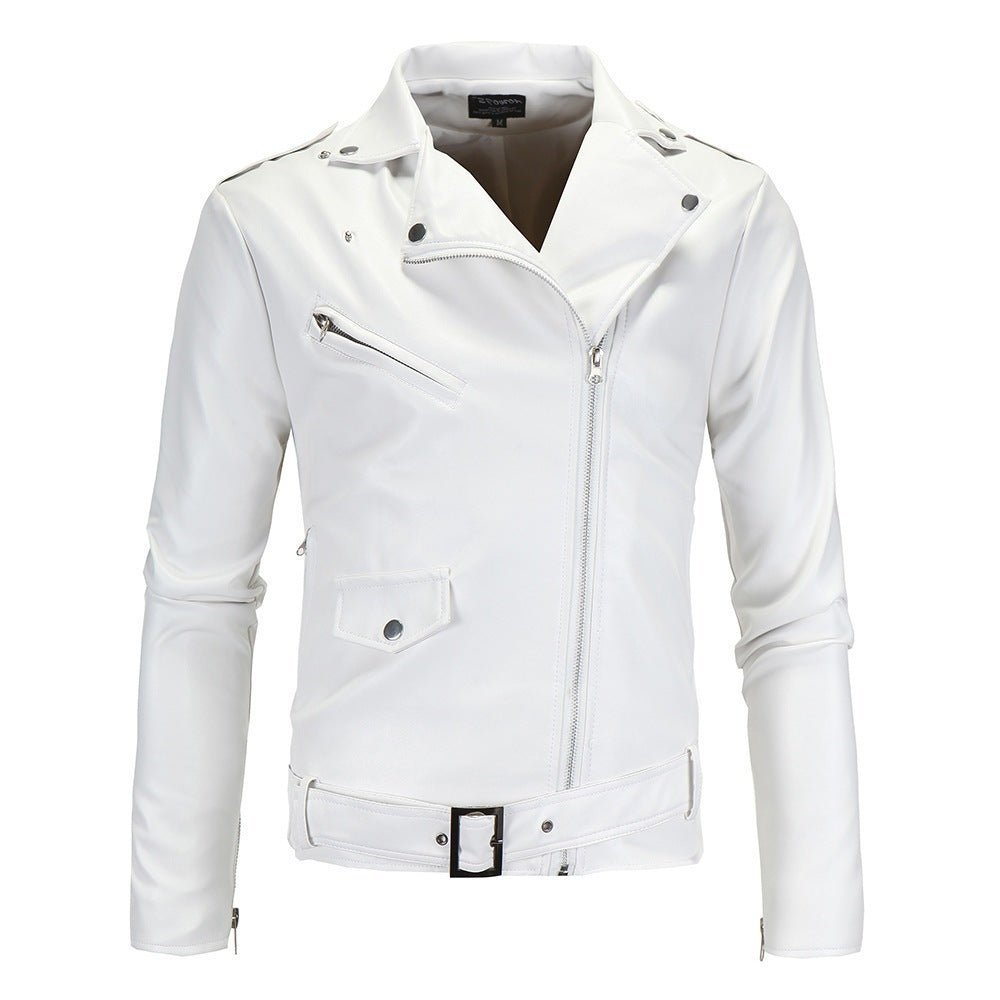 Men's Premium Leather Winter Jacket for Casual Wear