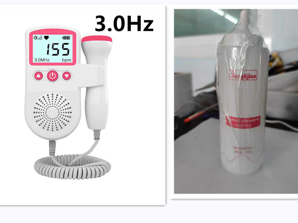 Home Use Fetal Heart Rate Monitor - Pregnancy Essential for Detecting Baby Fetal Heart Sound and Rate