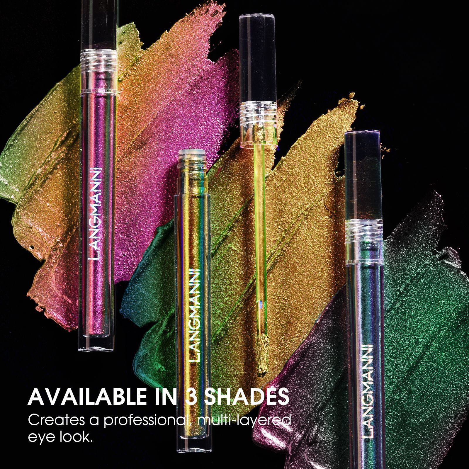 Optical Chameleon Pearlescent Liquid Eyeshadow in Trendy Fit Colors