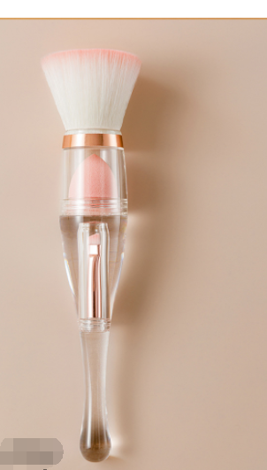 All - in - One Three - Function Makeup Brush Set for Powder, Paint, and Foundation Application