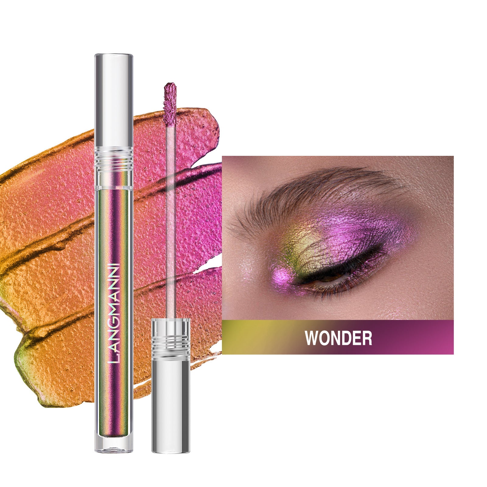Optical Chameleon Pearlescent Liquid Eyeshadow in Trendy Fit Colors