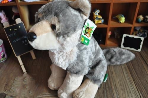20cm - 29cm Grey Wolf Plush Toy for All Ages and Genders