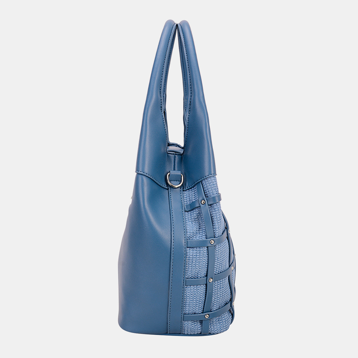 Stylish David Jones Rivet-Adorned Medium-Sized Decorative Handbag for Fashionable Women