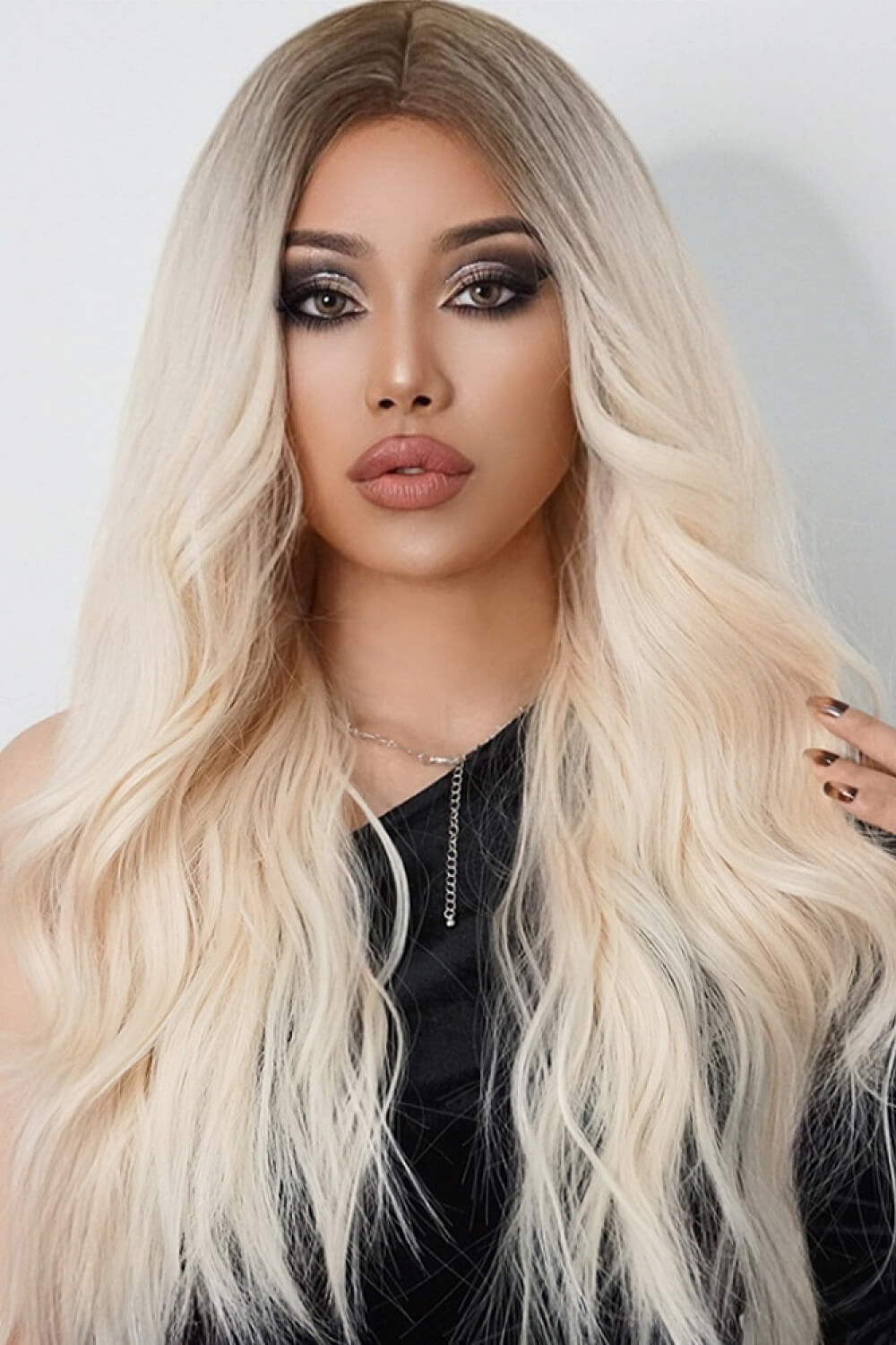 26-Inch Long Wave Synthetic Wigs for Stylish Hair Transformation