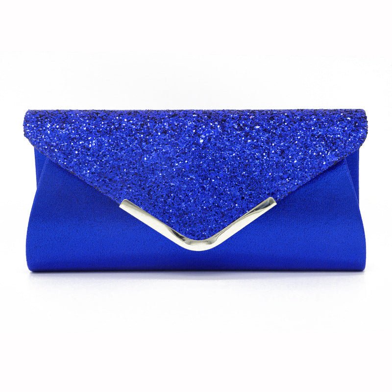 Gorgeous Fashionable PU Leather Glittering Envelope-style Makeup Storage Bag