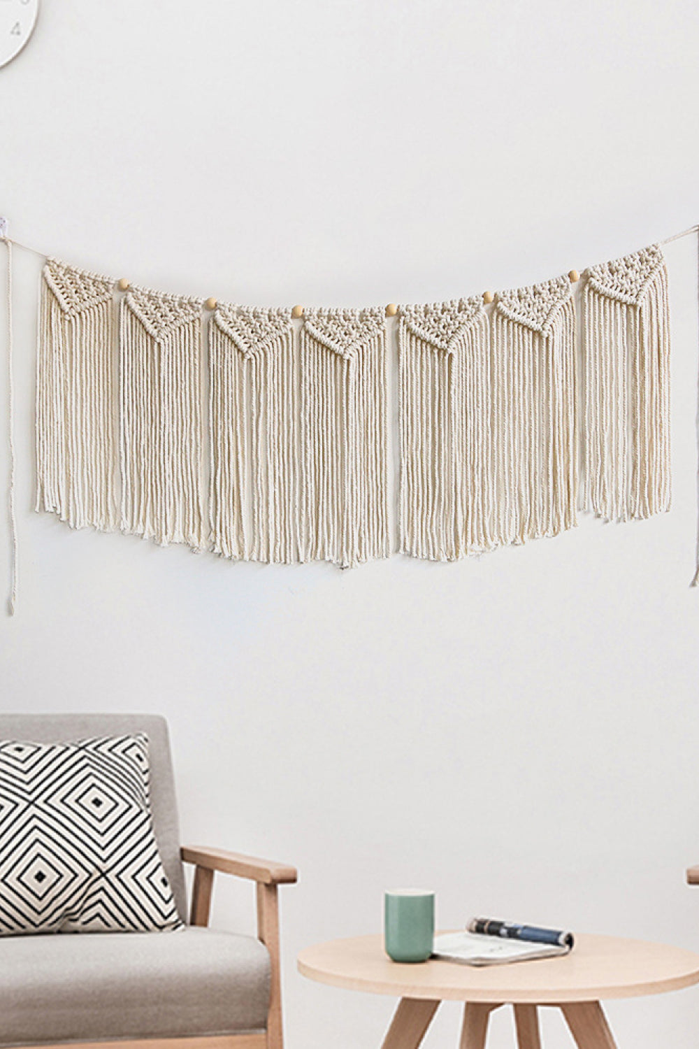 Exquisitely Handmade Cotton Fringe Macrame Wall Decor