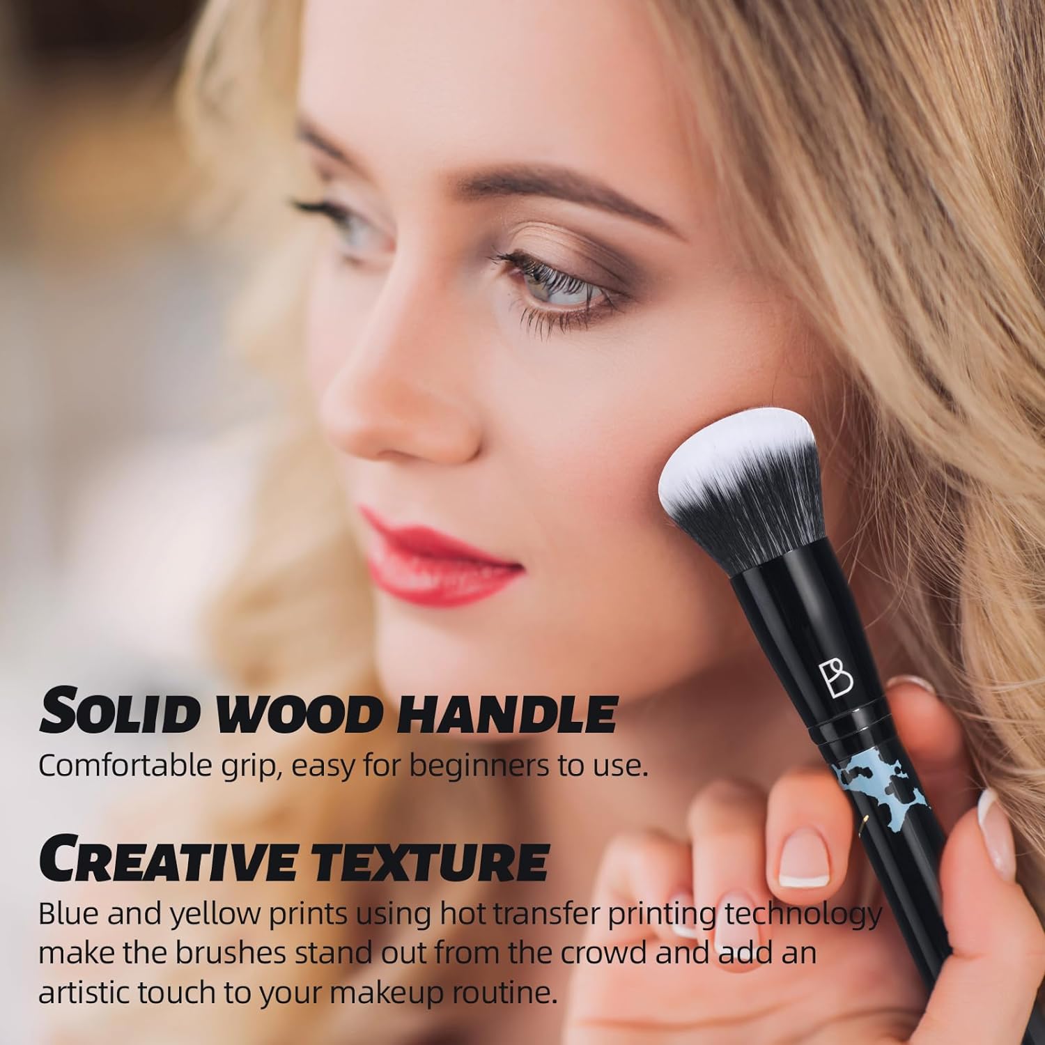 Luxury 10 - Piece Makeup Brush Set for All Your Cosmetic Needs