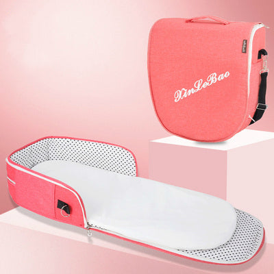 Portable and Removable Folding Baby Crib with Mammy Bag for Infants