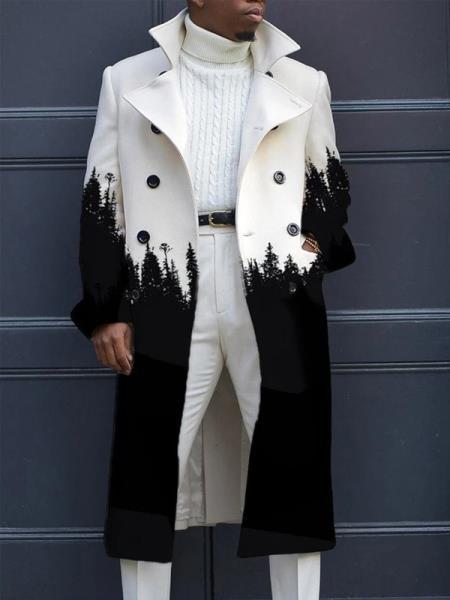 Stylish Men's Long Fashion Trench Coat for Trendy Looks
