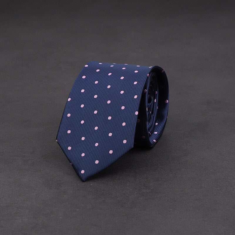 Adult Men's 7cm Paisley Pattern Silk-Polyester Formal Necktie