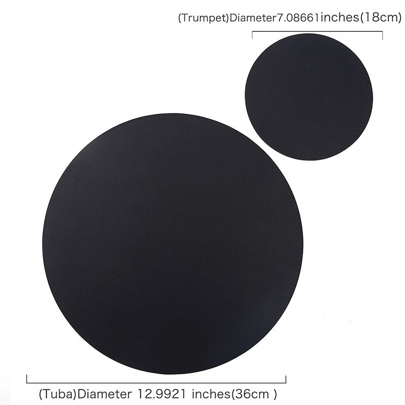 Insulating and Oil - Resistant PU Leather Placemats for Western Food Dining, Tableware Accessories, Bowl and Cup Coasters as Kitchen Decorations