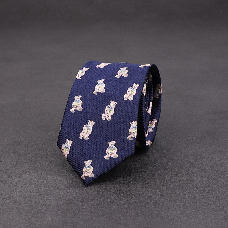 Adult Men's 7cm Paisley Pattern Silk-Polyester Formal Necktie