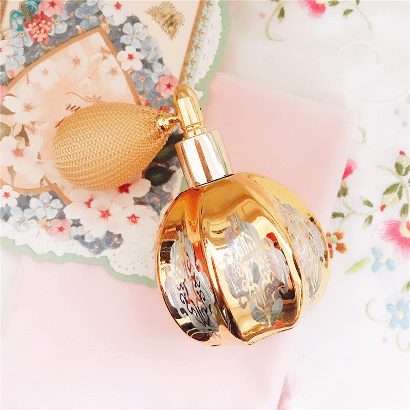 French-Style Gold-Plated Air Bag Design Perfume Spray Bottle