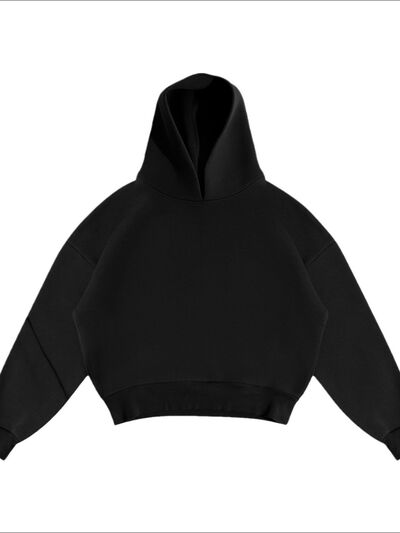 Men's Fashionable Drop Shoulder Long Sleeve Pullover Hoodie for Casual Wear