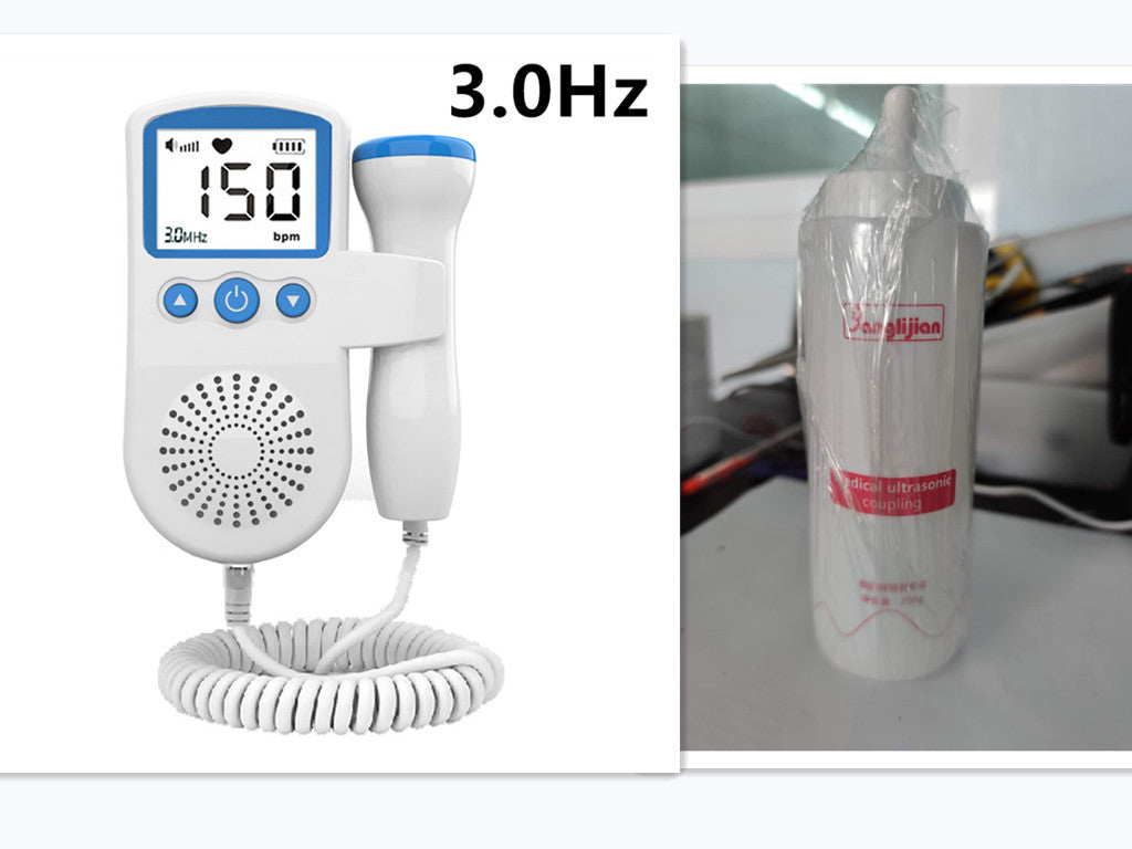 Home Use Fetal Heart Rate Monitor - Pregnancy Essential for Detecting Baby Fetal Heart Sound and Rate