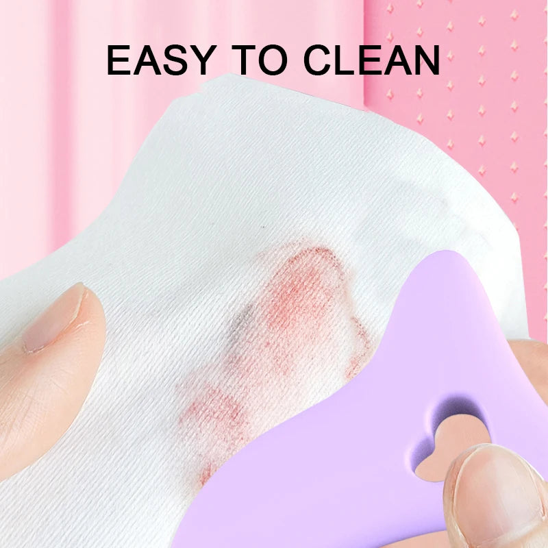 4-in-1 High-Quality Silicone Makeup Tool for Eyeliner, Eyelash, Lip and Cream Application