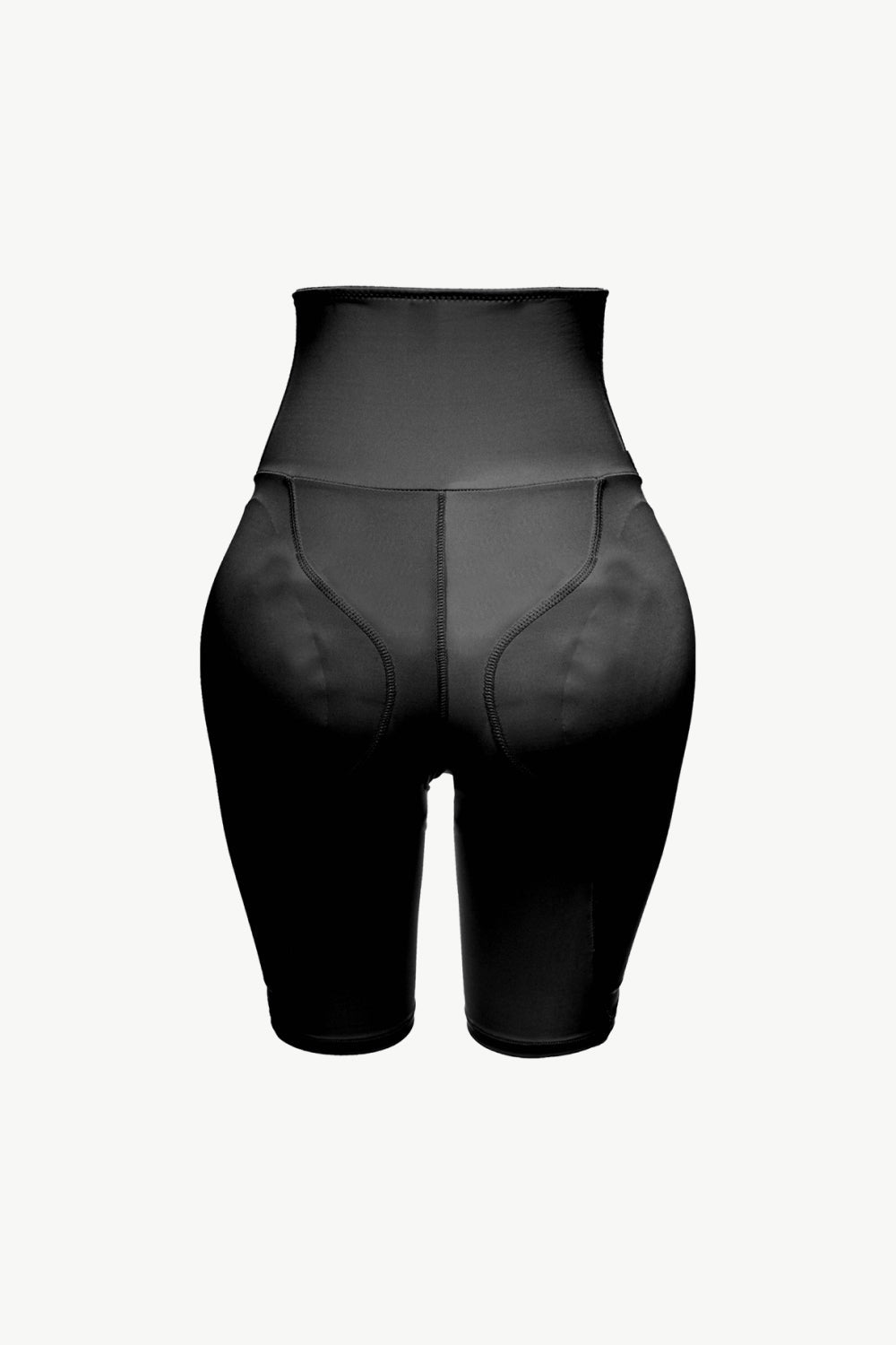 Full-Size High-Waisted Elastic Pull-On Shaping Shorts for a Slimmer Look
