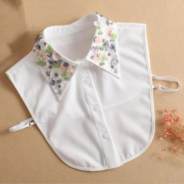 Women's Detachable Polyester Tie-style Faux Collars