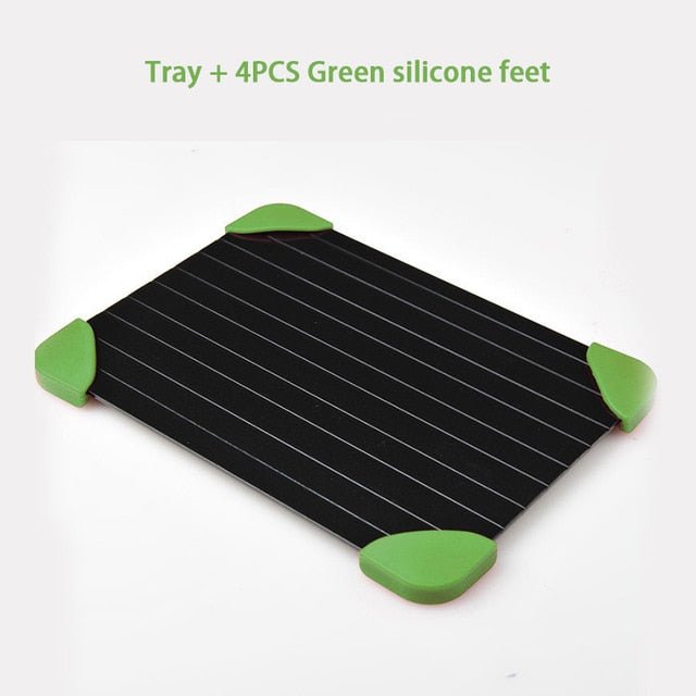 High - Efficiency Fast Defrosting Tray: A Must - Have Kitchen Gadget for Quick Thawing of Frozen Food like Meat, Fruit and More