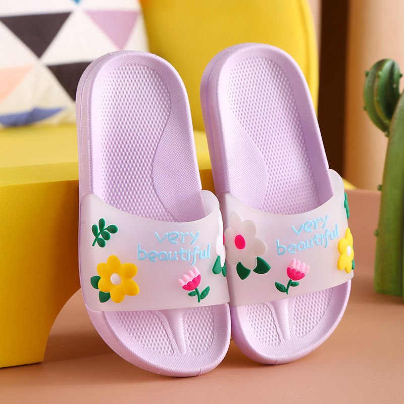 Stylish Girls' Slip-on PVC Sandals with Synthetic Leather Upper