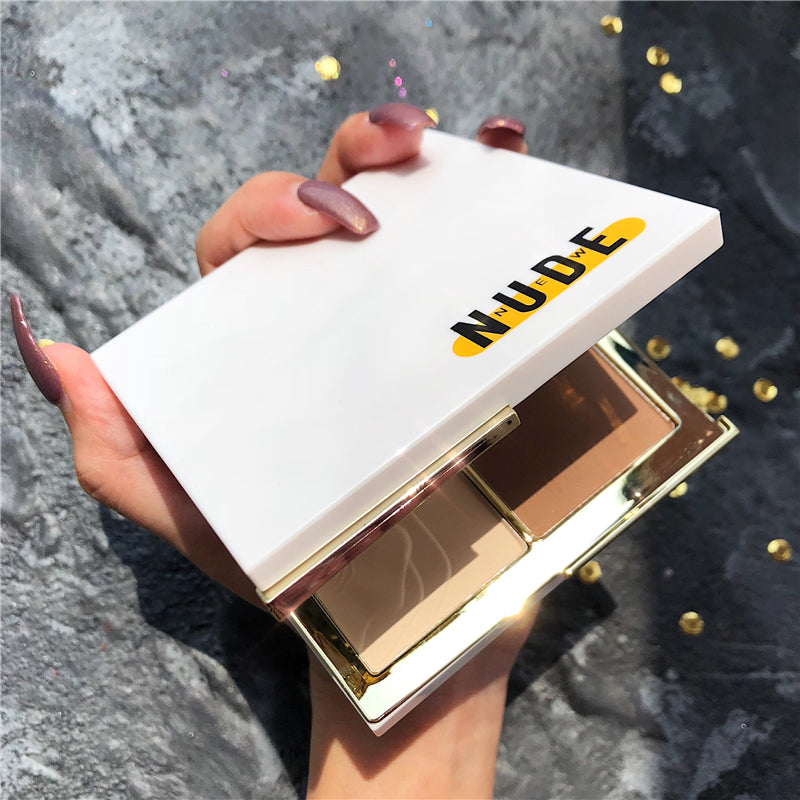 High-Gloss Matte Nose Shadow Trimming Plate for Cosmetic Application
