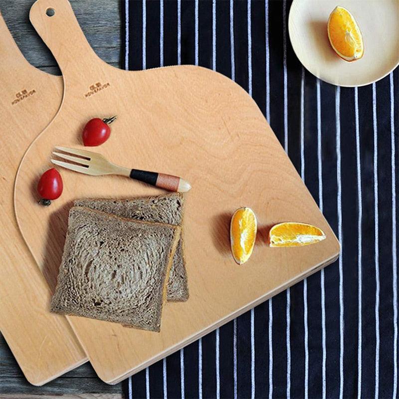 Eco-Friendly Wooden Pizza Peel Spatula - Essential Pizza Tools for Baking, Serving, and Pastry in the Kitchen