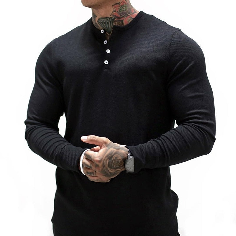 Men's Slim-Fitting Athletic Workout T-Shirt for Sports and Casual Wear