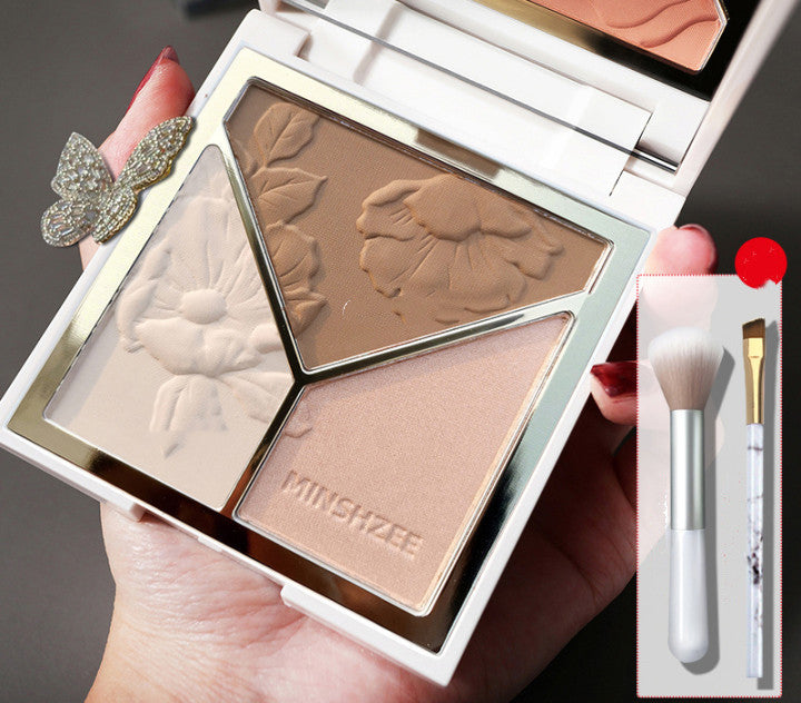 High-Gloss Matte Nose Shadow Trimming Plate for Cosmetic Application