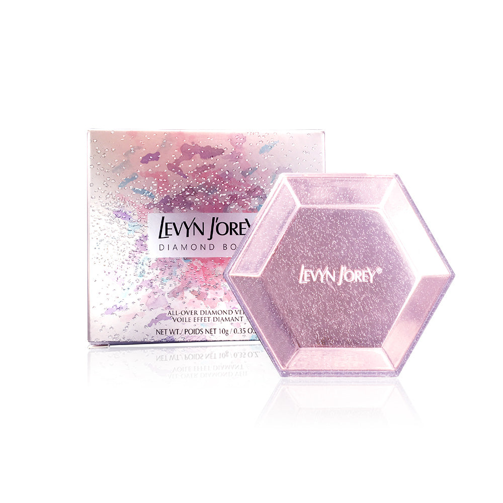Empty Hexagonal Blush Box with a Sleeveable Shell